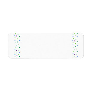 Dots Return Address Label