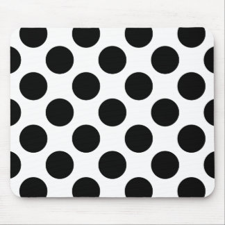 Dots seamless pattern black + your back mouse pad