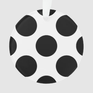 Dots seamless pattern black + your back ornament