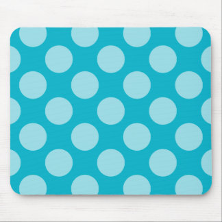 Dots seamless pattern white transp. + your backgr. mouse pad