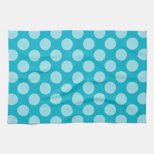 Dots seamless pattern white transp. + your backgr. tea towel