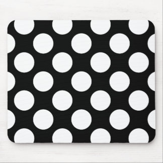 Dots seamless pattern white + your backgr. mouse pad
