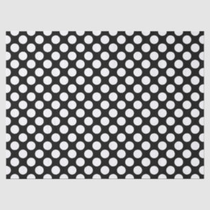 Dots seamless pattern white + your backgr. tissue paper