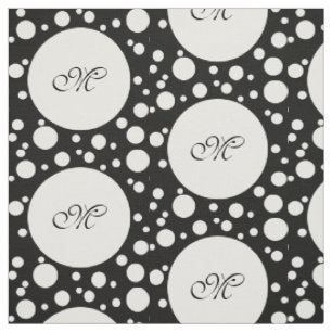 Dots Shower white + your background & ideas Fabric