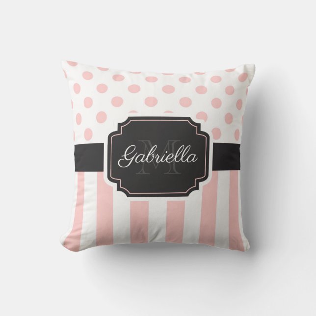 Dots & Stripes Cushion (Front)