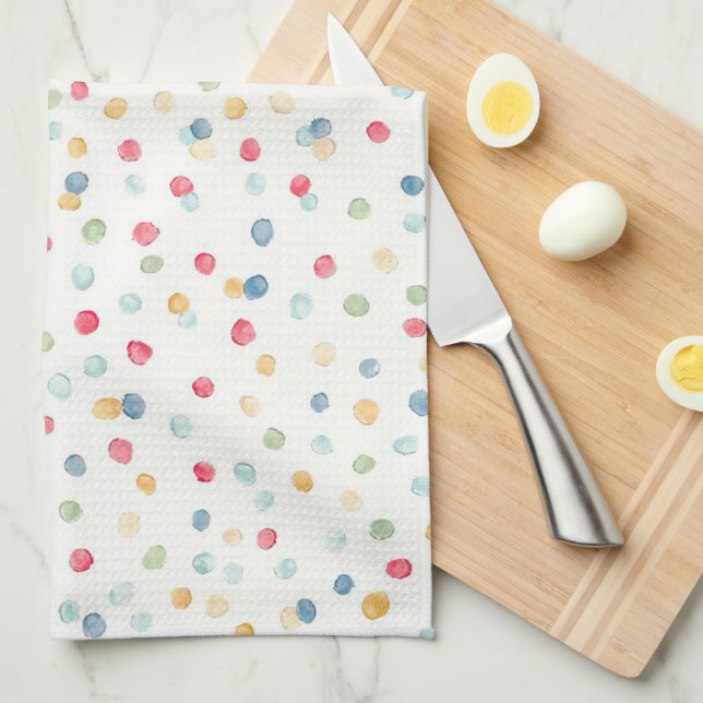 Dots Tea Towel (Quarter Fold)