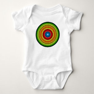 Dotted Abstract Mandala Art Design-65904 Baby Bodysuit