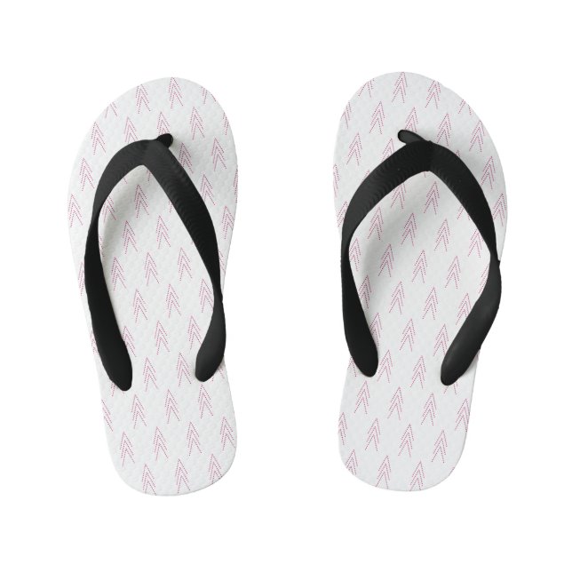 Dotted arrow art  kid's thongs (Footbed)