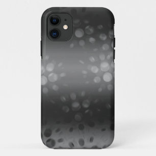 Dotted Bursts Pattern - Black, Grey, White iPhone 11 Case