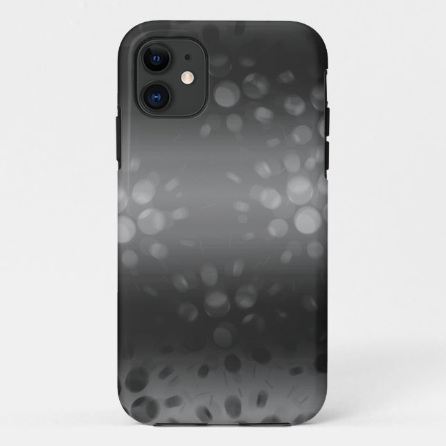 Dotted Bursts Pattern - Black, Grey, White Case-Mate iPhone Case (Back)