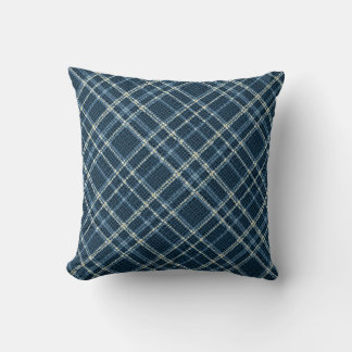 Dotted checkered pattern. Gray-blue. Cushion