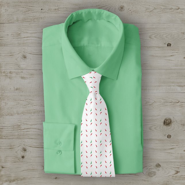 Dotted Chile Pepper Pattern Tie (Creator Uploaded)