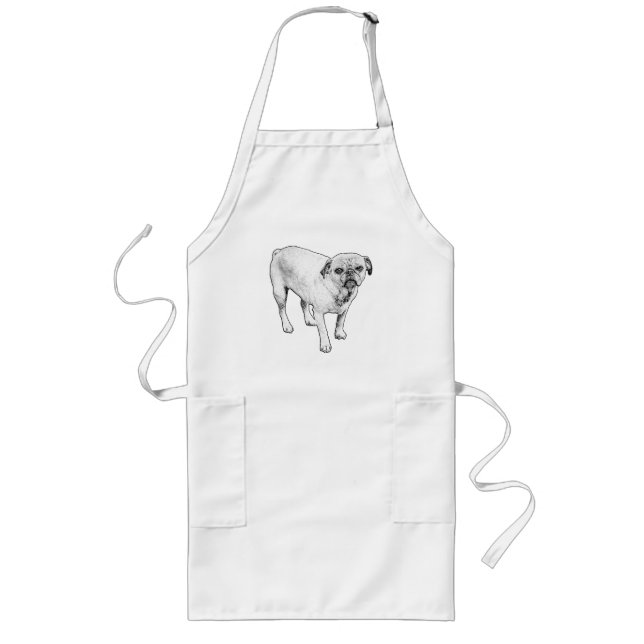 Dotted Dog Apron Adds Cheerful Pop To Meal Prep (Front)