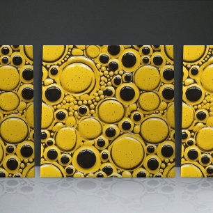 Dotted Faux Relief Glazed Contemporary Home Decor Ceramic Tile
