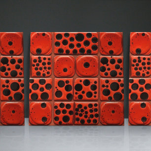 Dotted Faux Relief Glazed Contemporary Home Decor Ceramic Tile