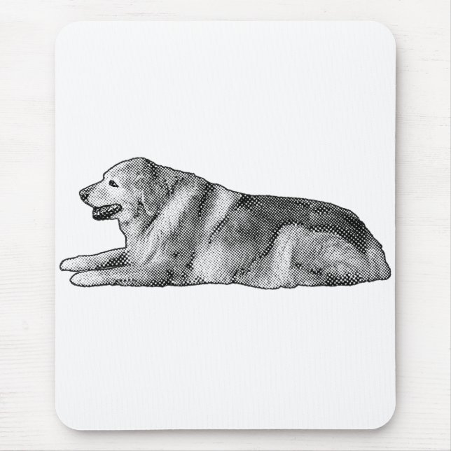 Dotted Focus, Manga Chill Mouse Pad (Front)