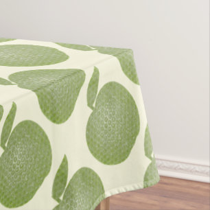 Dotted Green Apples Tablecloth