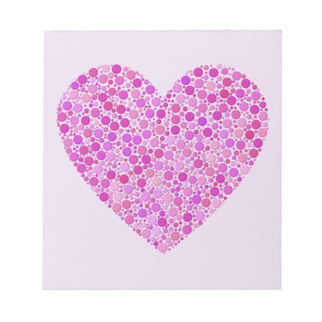 dotted love notepad (Front)