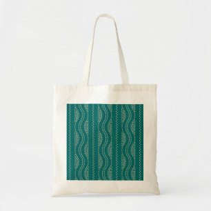 dotted path tote bag