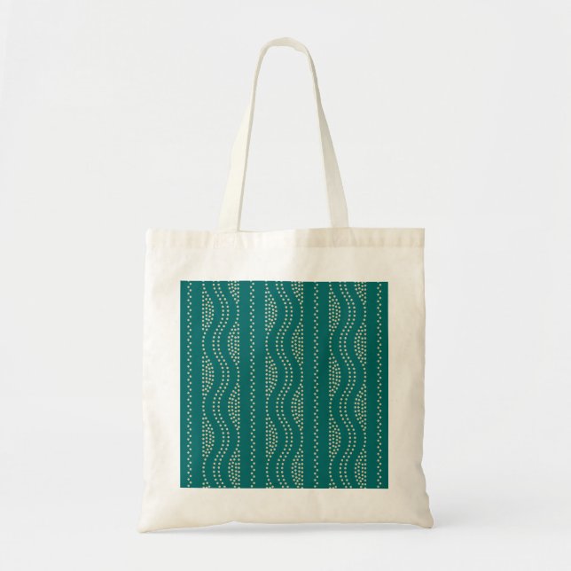 dotted path tote bag (Front)