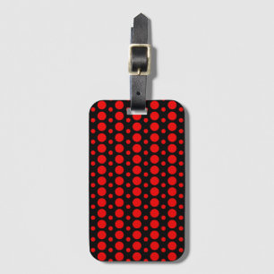 Dotted Stripe Luggage Tag