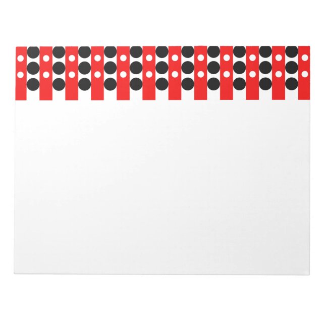 Dotted Stripe Notepad (Front)