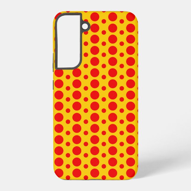 Dotted Stripe Samsung Galaxy S22+ Case (Back)