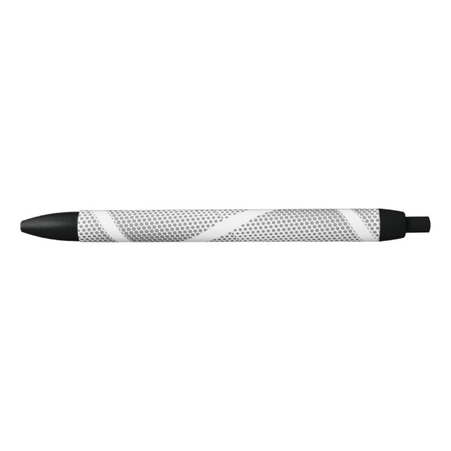  Dotted striped pattern  Black Ink Pen (Front)