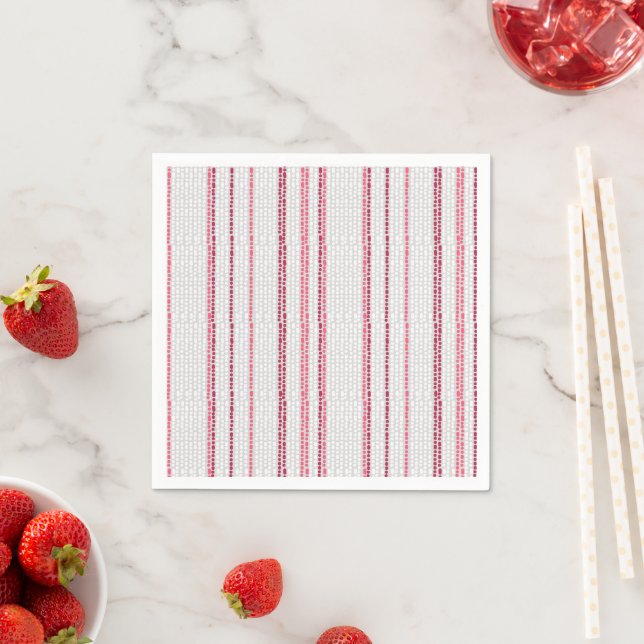 Dotted striped pattern. napkin (Insitu)