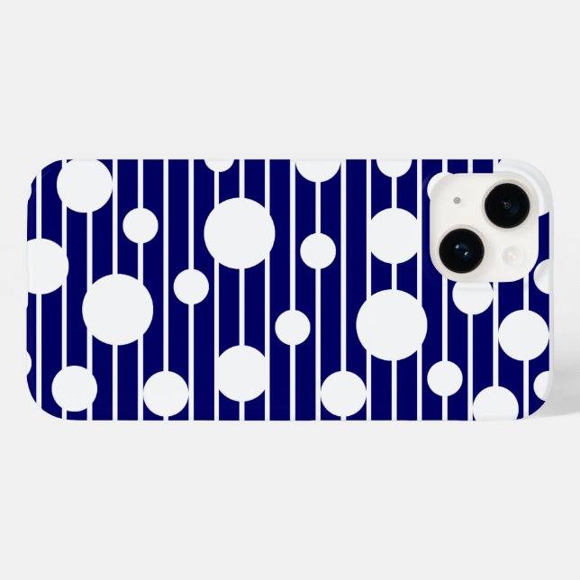 Dotted Stripes Case-Mate iPhone Case (Back (Horizontal))