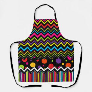 Dotted ZigZag Stripe Apron