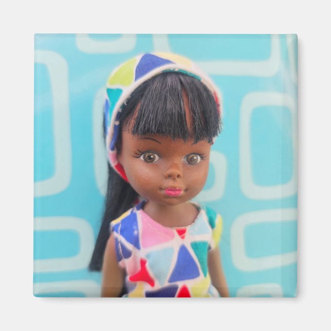 Dottie Colourful Geometry Magnet (Front)