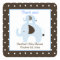 Dottie Elephant (Blue) Square Favour Stickers