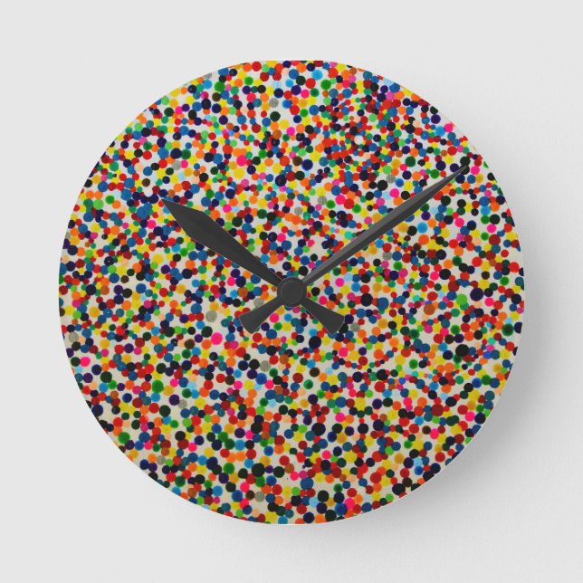 Dotty art wall clock (Front)