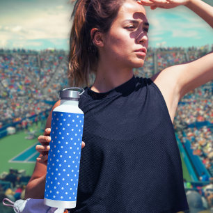 Dotty Delight Blue Water Bottle