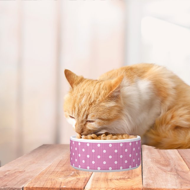 Dotty Delight Pink Pet Bowl (Dotty Delight Pink Pet Bowl)