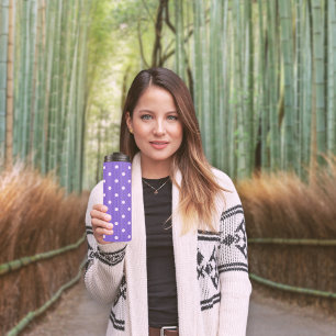 Dotty Delight Purple Thermal Tumbler