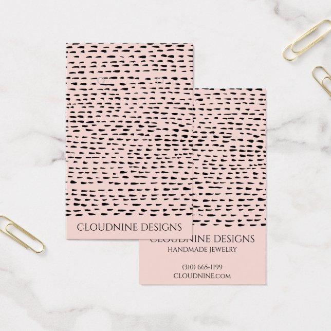 Dotty Earring Necklace Jewellery Display Card (Office)