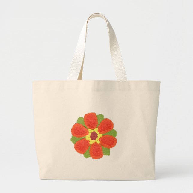 Dotty Flower Jumbo Tote (Front)
