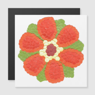 Dotty Flower Thin Magnetic Card