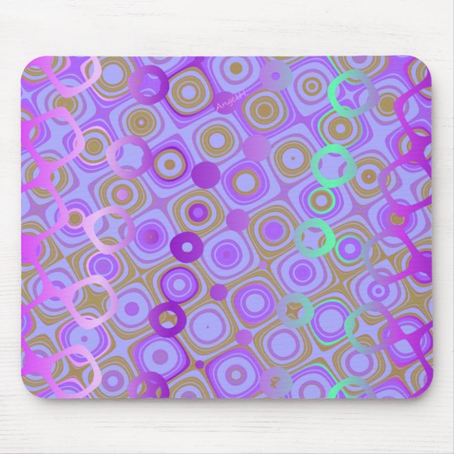 Dotty 'Purple 1' mousepad (Front)