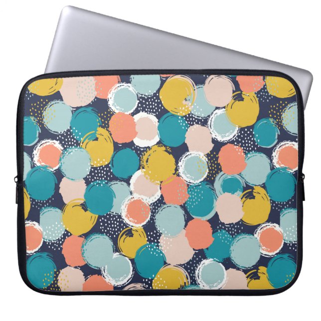 Dotty Spot Pattern Laptop Sleeve (Front)