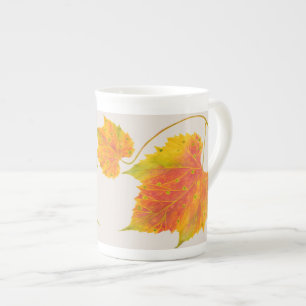 Dotty Spotty Fall on a Bone China Mug