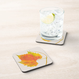 Dotty Spotty Fall on a Coaster Set