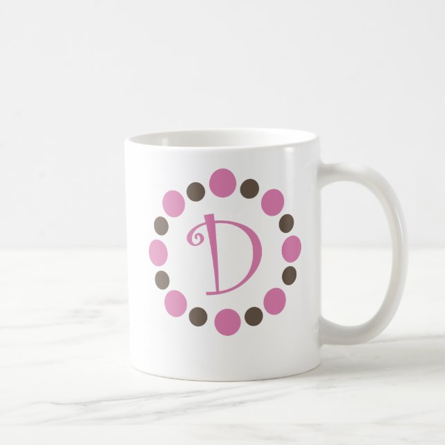 Dotz Initial Mug "D" (Right)