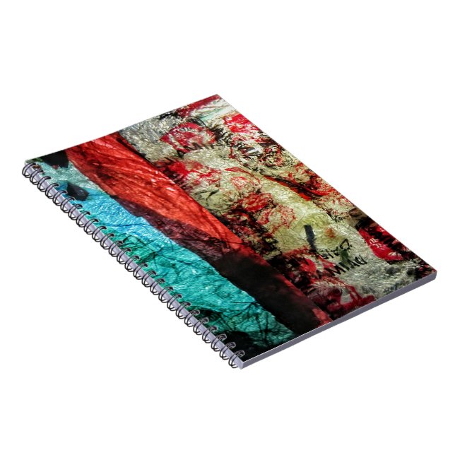 Double abstract Spiral Photo Notebook,Lively colou Notebook (Right Side)