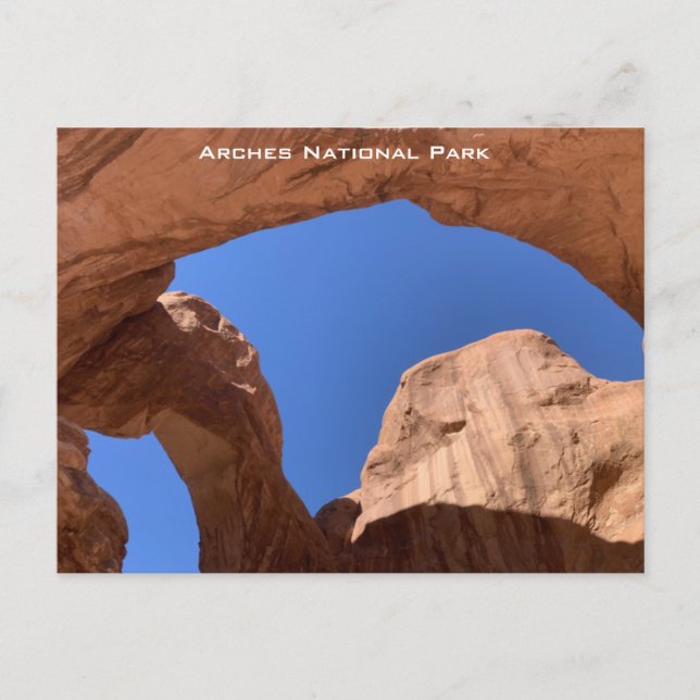 Double Arch - Arches National Park Postcard (Front)