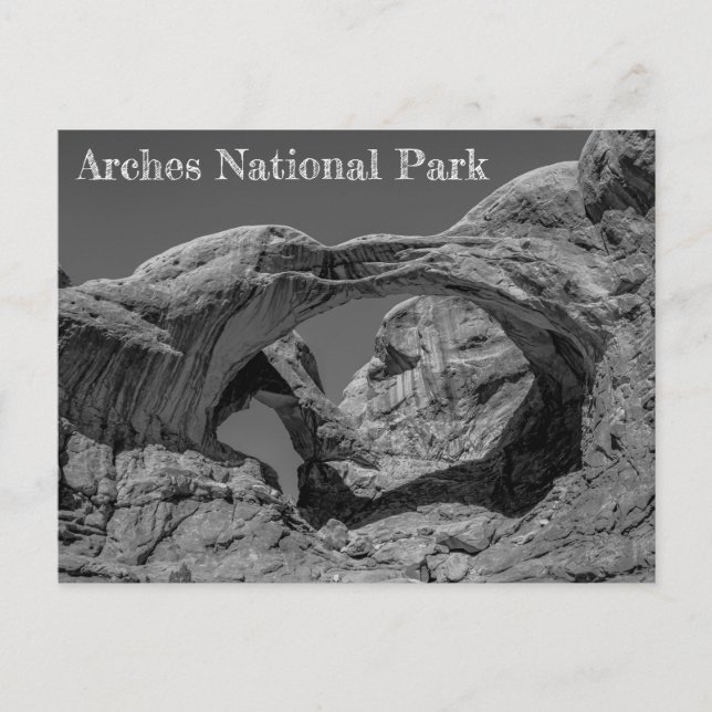 Double Arch at Arches National Park Postcard (Front)