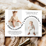 Double Arch Photo Joint Birthday Invitation<br><div class="desc">Double Arch Photo Joint Birthday Invitation</div>