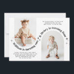 Double Arch Photo Joint Birthday Invitation<br><div class="desc">Double Arch Photo Joint Birthday Invitation</div>